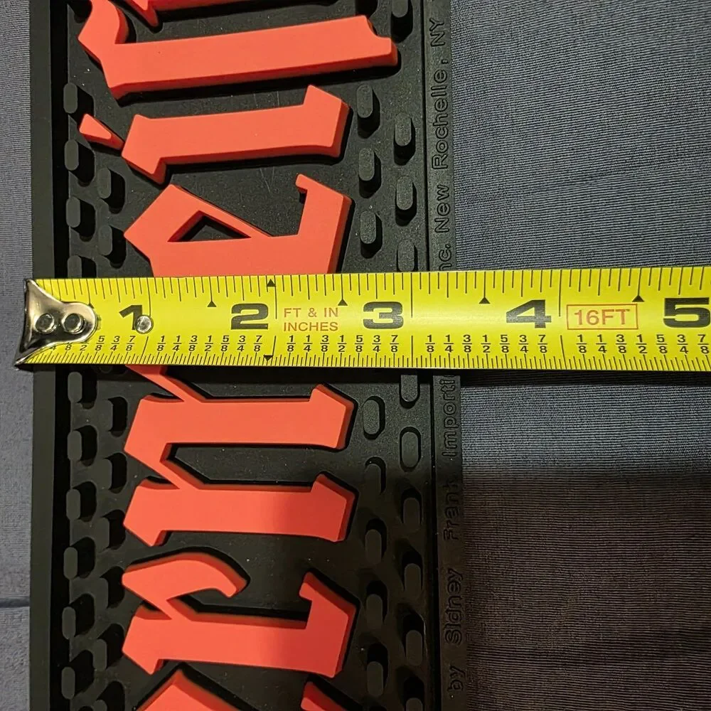 Jagermeister Rubber Bar Rail Runner Spill Mat Heavy Duty  21